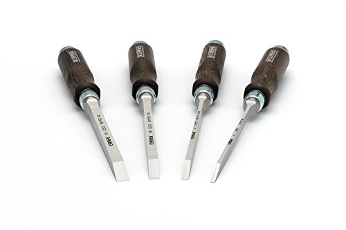 Stechbeitel / Lochbeitel Set – 4 / 6 / 10 / 12 mm – für Zapfenlöcher - 2