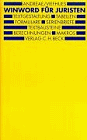 Preisvergleich Produktbild Winword für Juristen, m. Diskette (3 1 / 2 Zoll)