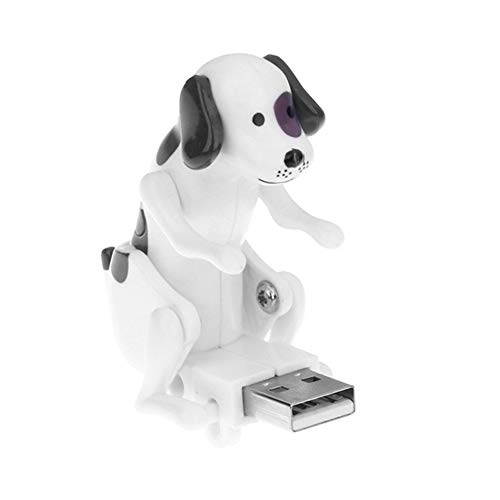 leonBonnie Portable Mini Cute PC USB Gadgets Funny Humping Spot Dog Rascal Dog Toy Relieve Pressure Toy for Office Worker