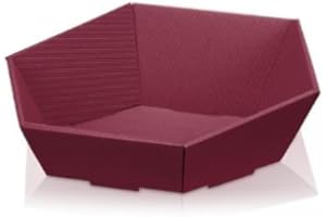 WEINKARTON24.COM 10 Stück "Präsentkorb bordeaux mittel", Geschenkkorb aus Wellpappe