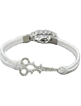 Personalisierte Mode Schere Leder-Armband Stylist Armband