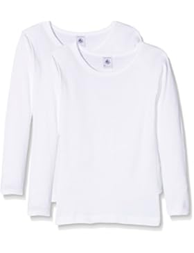 Petit Bateau Mädchen Unterhemd Lot T-Shirt ml, 2er Pack