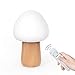 Produktbild MOMA-NightLight Nachtlichter für Kinder, NNIUK Baby-LED-Pilz-Nachtlampe, weiche Silikonlampe, 100% Gummiholz, 4 Lichtmodi und 16 Farben per Funkfernbedienung
