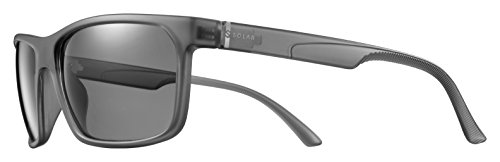 Preisvergleich Produktbild Solar Zappa Sonnenbrille Unisex Erwachsene, Grau / Transparent