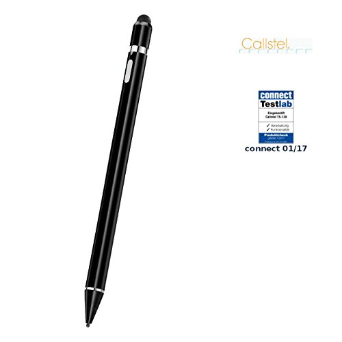 Callstel Aktiver Touchscreen-Eingabestift mit integr. Akku, auch für iPad Pro