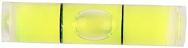 Vinallo 10 Pcs Cylindrical Plastic Bubble Spirit Level Vials 835mm