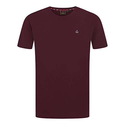 Merc of London 1715112003-T-Shirt Uomo Rosso (Burgandy) M