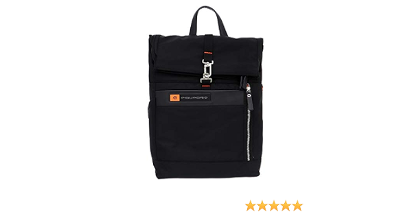 PIQUADRO Zaino Roll Top Nylon Rigenerato Porta PC Bios Green Collection  CA4451BIO Nero : Amazon.it: Informatica