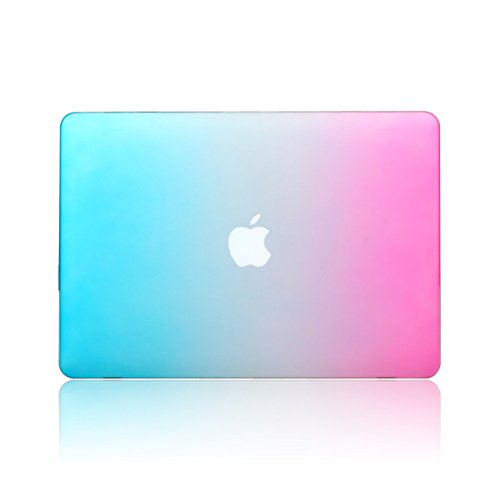 MacBook Air 11 hülle, iNeseon- * 3 in 1 * [Ultra Slim Series] Hard Case Cover, Bildschirmschutz, US Version Regenbogen Tastatur-Abdeckung und die EU-Version Transparent Tastatur-Abdeckung für MacBook Air 11 Zoll [Modell: A1370 und A1466] (Regenbogen) - 6