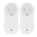 Produktbild Intelligent WLAN Steckdose (EU), Hompie Wifi Smart Plug mit 2A USB, funktioniert mit Smartphone (IOS und Android), Kompatibel mit Echo alexa, steuern Sie Ihr Gerät von überall- 2 Pack