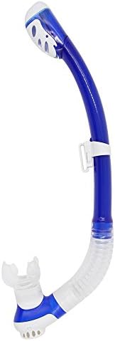 Moobom Unisex Silicone Diving Tube,Snorkel with Silicone Mouthpiece, Swim Snorkel, Ultra Dry Snorkel Ideal for Snorkelling, Apnea and Diving