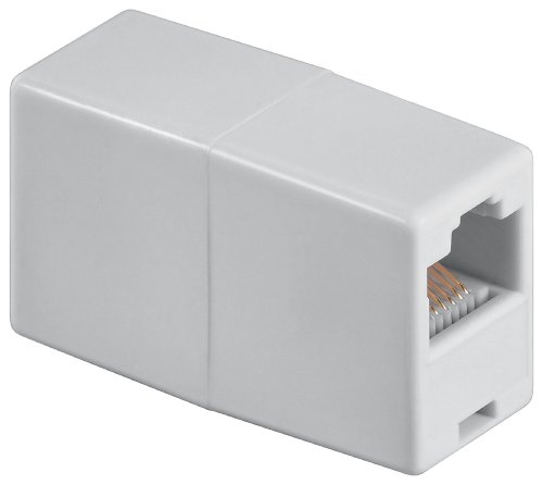 Wentronic ISDN Adapter (RJ45 Buchse auf RJ45 Buchse) weiß