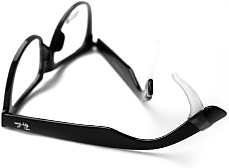 Dasuke, Superstretch White Prevent Slipping Non-Slip Glasses, Sunglasses, Tips, Temple Ear Hooks for the Sleeve.
