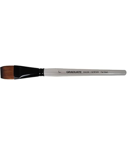 Daler-Rowney Graduate XL - pinceau - soies beau blanc - forme langue de chat - m