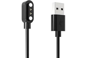 WARMHONE Smart Watch Magnet Charging USB Cables,2pin,Compatible with Aswee,Blackview w50,LETSCOM,Willful (2.84mm)