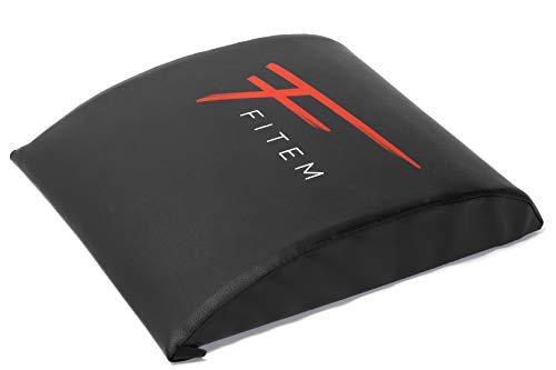 Fitem AB Mat Abdos - Exercices Abdominaux - Soutien Dos et Lombaires - Tapis Abdos - Tapis abdominaux - 30 x 37 x 7 cm