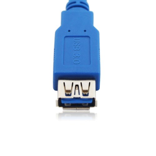 Inateck USB 3.0 Verlängerungskabel A Stecker auf A Buchse (1,5m) blau - 6