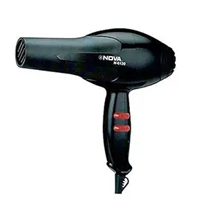 DIVYJYOT FULL FASHION Nova Professional Salon Style Hair Dryer for Men and Women 2 Speed Heat Settings Button with AC Motor, Concentrator Nozzle and Removable Filter 1800W (Multi Color)