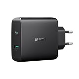 AUKEY USB C Caricabatteria da Muro con 46W Power Delivery 3.0 & 5V 2,1A Caricatore USB per MacBook / Pro, Dell XPS, Nintendo Switch, Samsung Note 8 / S8, Google Pixel, iPhone X / 8 / 8 Plus, iPad ecc.