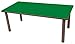 Produktbild mobeduc – Kindertisch, rechteckig, Holz 120 x 60 cm, talla 3 Haya y verde oscuro