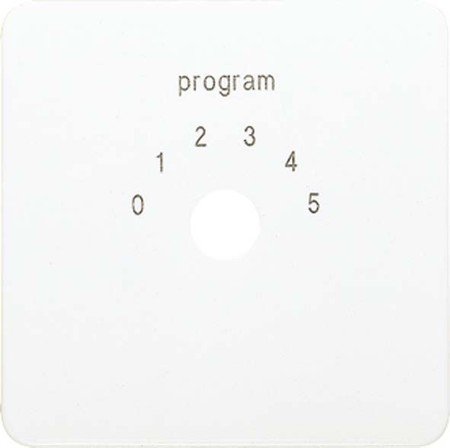 Preisvergleich Produktbild Jung CD594-9WW Abdeckung für Programmwahlschalter Dynacord