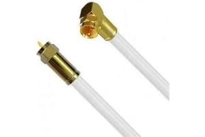 AC-SAT-CORNER Sat Kabel Fritz!Box Cable Vodafone Kabel Kabelanschluss Anschlusskabel Satkabel Koaxkabel TV Kabel Satanschlusskabel Fernsehkabel Full HD 4K 8K UHD 7mm 135dB (2 Meter, Gold Gerade-Winkel)