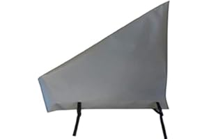 BAGS AND COVERS DIRECT LIMITED Caravan Tow Hitch Cover Heavy Duty UV Stabilised With Straps (Grey)