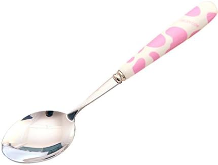 Lalagouk Cute Multicolor Creative Children Soup Spoon Fork (medium purple spoon)