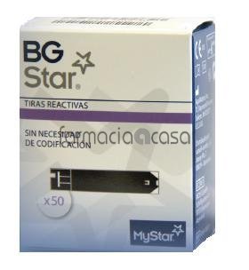 BGSTAR TIRAS REACTIVAS GLUCEMIA 50 UNI