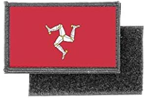 AKACHAFACTORY Flag Patch Printed Badge Country Man Islands