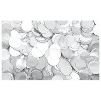 Showtec Show Konfetti Weiß (rund), 1 kg (schwer entflammbar) 55mm