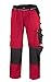 Produktbild teXXor 2-in-1 Arbeitsbundhose Canvas 320 mit Cordura,  20-008353-48,Rot (Red/Black) ,48