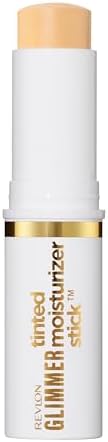 Revlon Glimmer Tinted Moisturizer Stick Viso, Fondotinta Idratante, Illuminante, Levigante, per una Pelle Luminosa, 110 Light, 8.9g