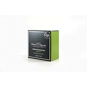 Edwin Jagger 99.9% Natural Shaving Soap (aloe Vera) In 65g Travel Tub Ssavt - Image 5