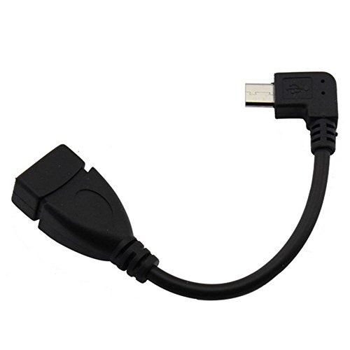 adaptare 40219 USB-OTG Adapter-Kabel Micro-USB 2.0-Winkel-Stecker USB-Buchse Typ A für Speicher-Stick und andere Geräte - 2