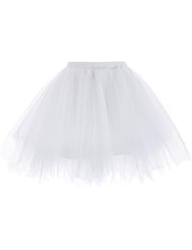 Kate Kasin® 50er Petticoat Unterrock Vintage Underskirt Crinoline Wedding bridal Petticoat für Rockabilly Kleid