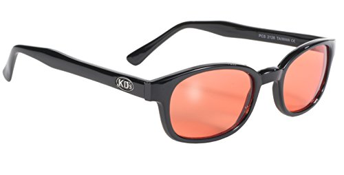 auténticas gafas de sol KD's naranja 2128 - bikers