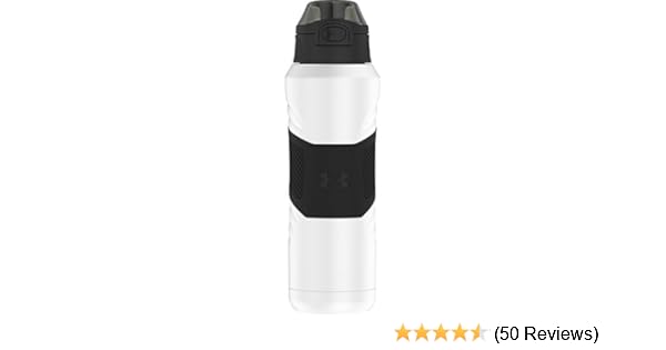 under armour dominate 24 ounce vacuum insulated stainless steel bottle with flip top lid