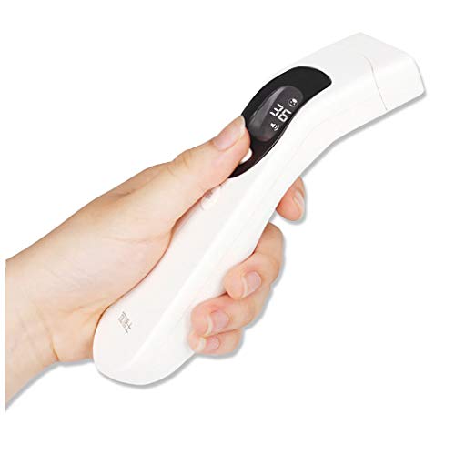 Preisvergleich Produktbild DPPAN Professional Stirnthermometer, Digital Baby Thermometer, Non Contact Infrarot Thermometer für Babys, Kinder, Kleinkinder und Erwachsene,white