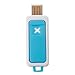 Produktbild hgfcdd Mini USB Lade-Aroma Diffusor mit ätherischem Öl Luftreiniger Frischer Duft für Zuhause, Büro, Auto blau himmelblau 2.3x6.7cm