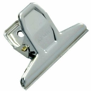 Preisvergleich Produktbild Maul 10 x Brief-Klemmer Maulpro Breite 75mm nickel