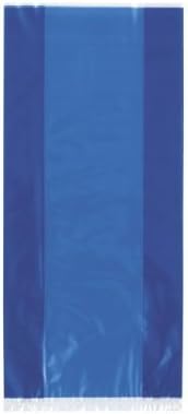 Blue Cello Party Loot Bag with Tie Pk of 30