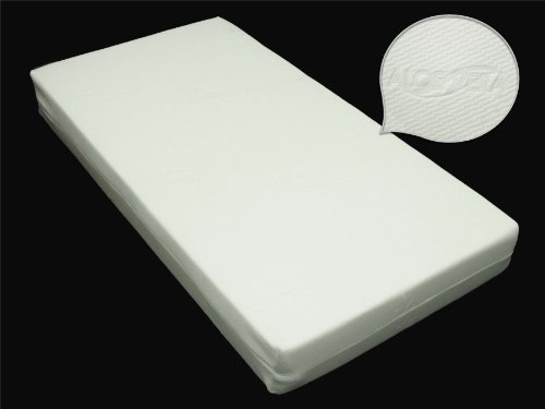 Anti-Bacterial Baby Cot Bed-Junior Bed Foam Mattress (160 cm x 70 cm x 10 cm) with Breathable Aloe Vera Zip Cover