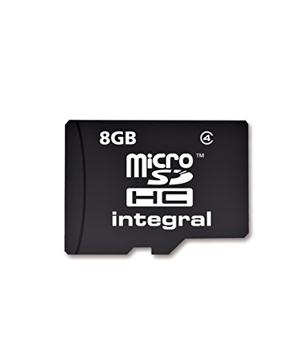 Preisvergleich Produktbild Integral microSDHC 8GB Class 4 Speicherkarte mit USB Kartenleser