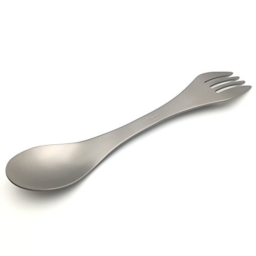 Boundless Voyage Faltbar Besteck Ultraleicht Titan Gabel Loffel Essstabchen und Spork zum Camping - 2