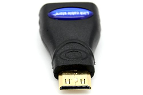 LCS – Mini HDMI Adapter 1.4 neue Generation FULL HD 1080p – Hochgeschwindigkeits mit ETHERNET und 3D – Vergoldete kontakte - 3