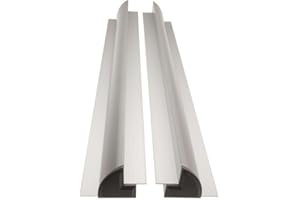 FALCON WORLD CLASS TECHNOLOGY Set of 2 Solar Panel Spoiler Aerodynamic Aluminium Mounting Brackets for Motorhomes & Caravans