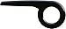 Produktbild Page 219-N+4 Dekaform Kettenschutz für Fischer Konsul Mirage Prophete Vortex Zündapp Fahrrad 46/48 Zähne* schwarz + 4 Schrauben