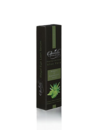 Wimpernserum & Augenbrauenserum mit ALOE VERA 4 ml. | Develle Royal Eye Lash Wimpern-Serum | Wimpern Activating Serum | Wimpernbooster | Wimpern Booster | Wimpernwachstums-Serum | Wimpernverlängerung - 9