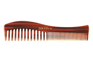 Roots - Brown Combs For Hair - Dressing Comb - Thin And Wide tooth Comb